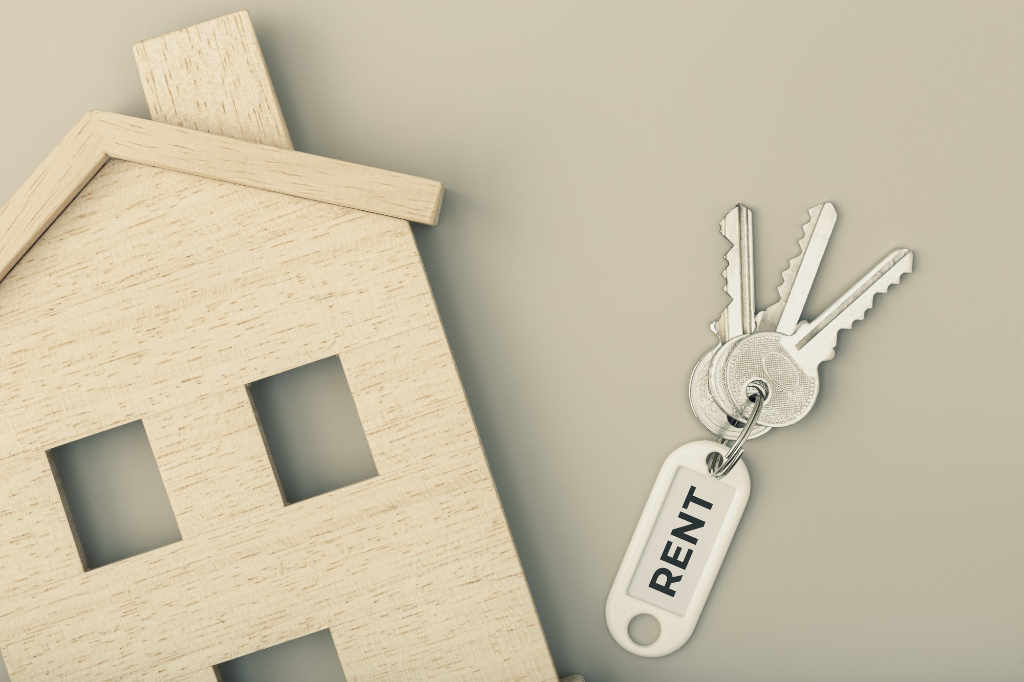 Rent a house concept